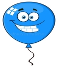 Пин содержит это изображение: Smiling Blue Balloon Cartoon Mascot Character Stock Illustration - Illustration of entertainment, festive: 182684114